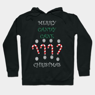 Merry Candy Cane Christmas Hoodie